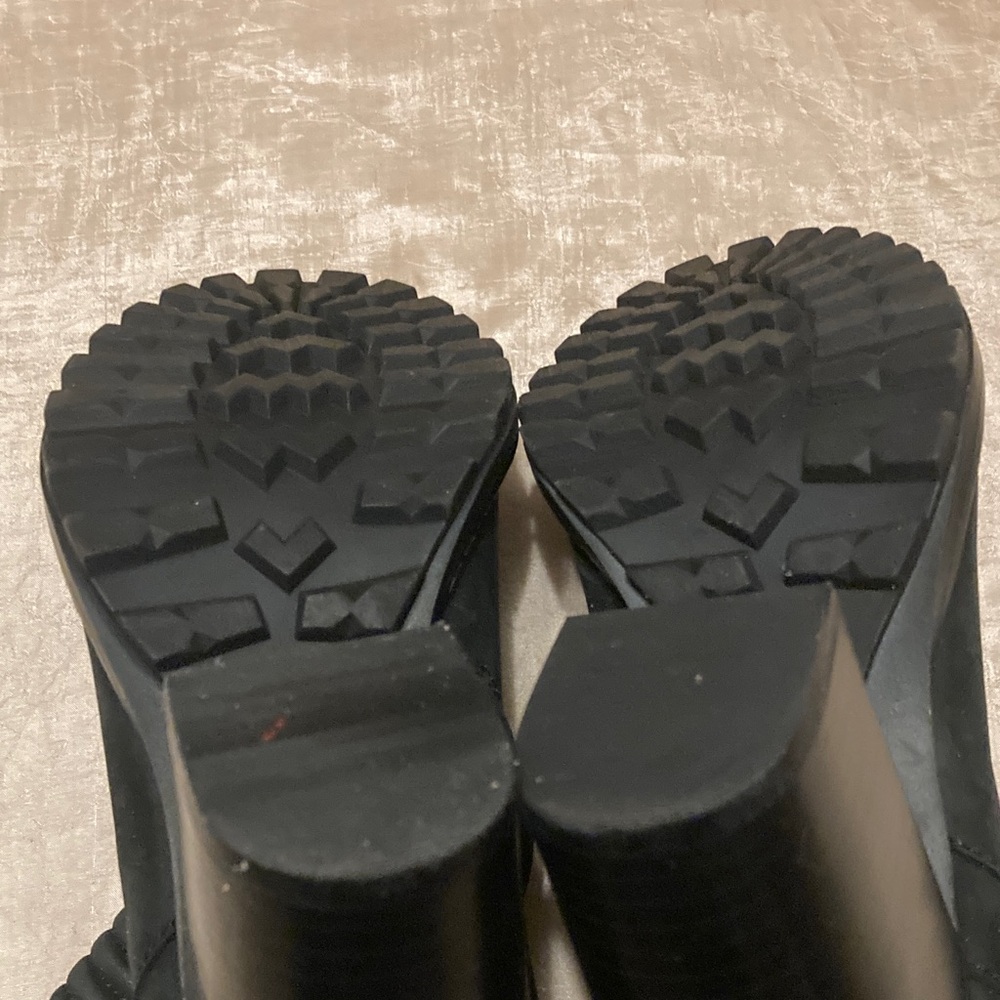 Sam Edelman Fowler Black Leather Quilted Moto Boot - Picture 7 of 7